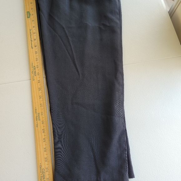 JSJ Petites Vintage 90s Career Suit Size 4P Navy Blue Green Stripes Made in USA - Picture 7 of 8